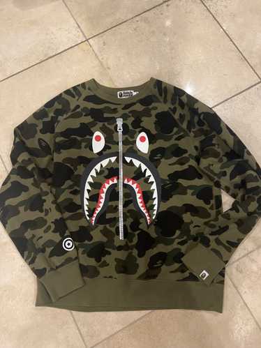 Bape 1st Camo Shark Crewneck