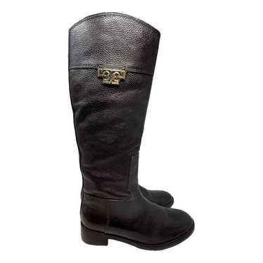 Tory Burch Leather riding boots