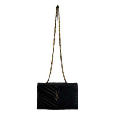 Saint Laurent Portefeuille enveloppe leather handb