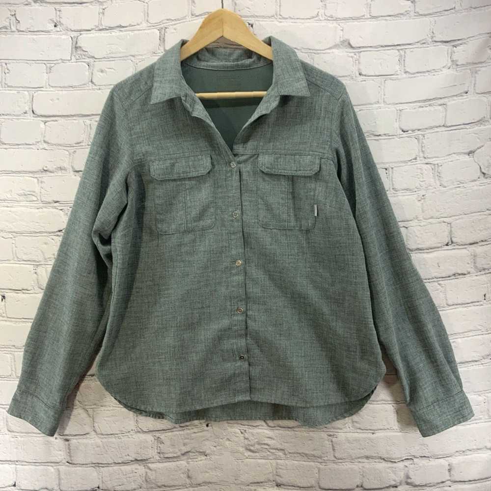 Vintage Green Long Sleeve Men's M Size Classic Bu… - image 1