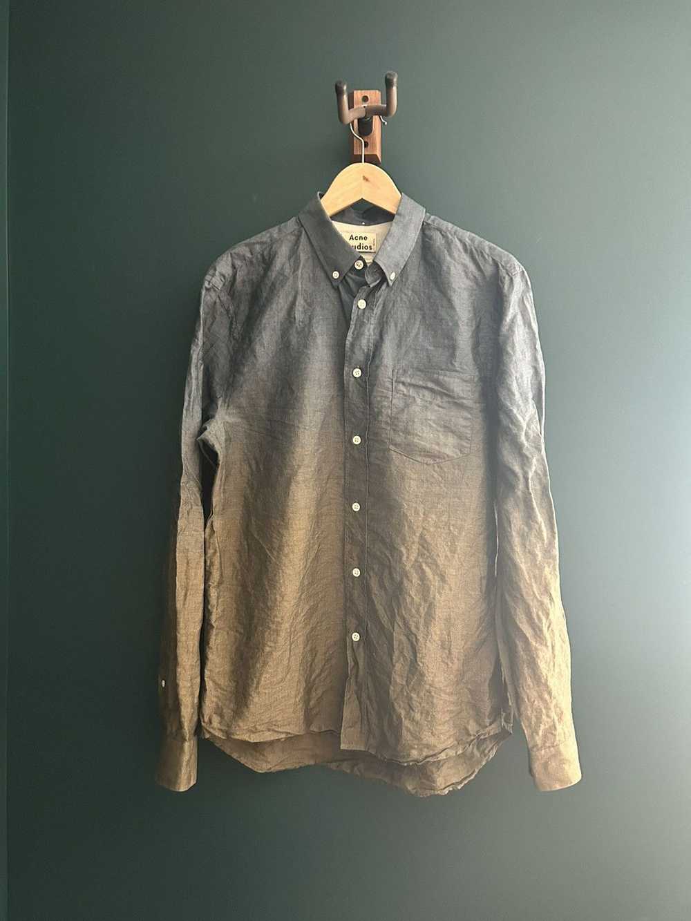 Acne Studios Acne Gradient Linen Button Down - image 1