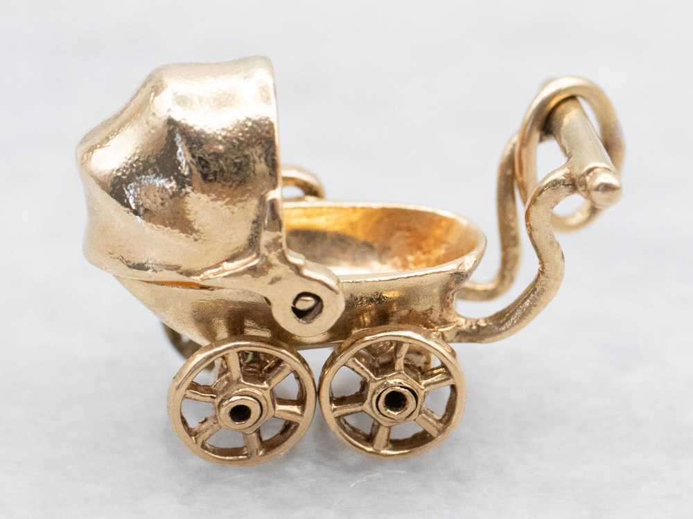 Baby Carriage Charm - image 1