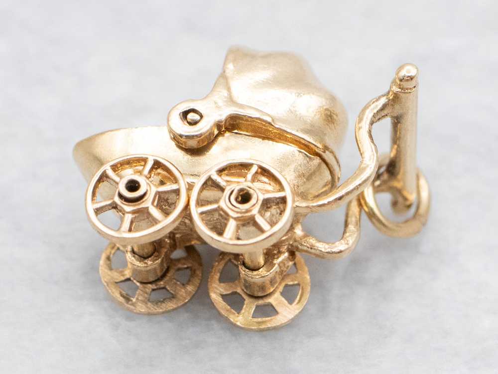 Baby Carriage Charm - image 2