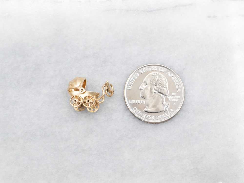 Baby Carriage Charm - image 3