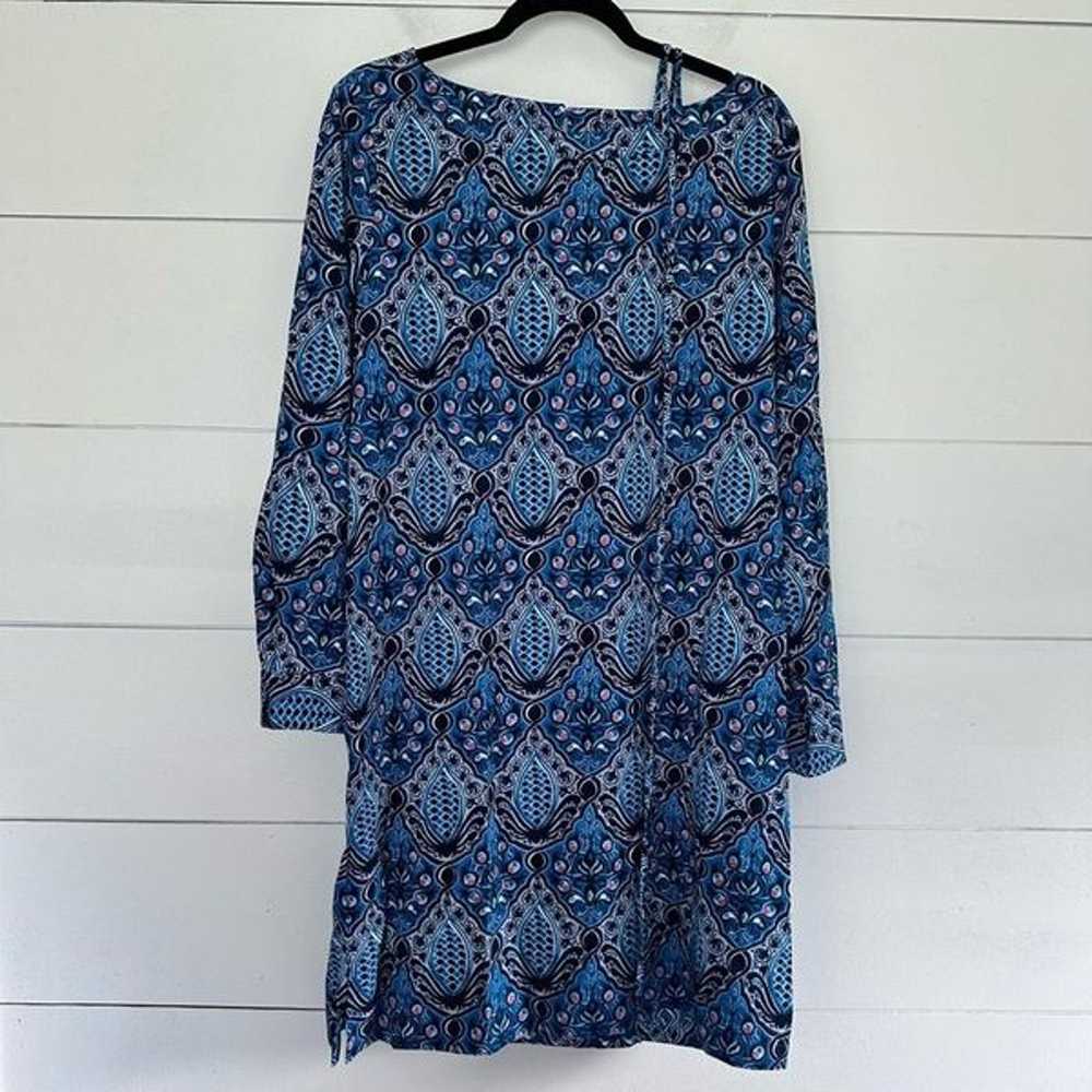 Loft Women’s Large Baroque Shirt Dress Patterned … - image 1