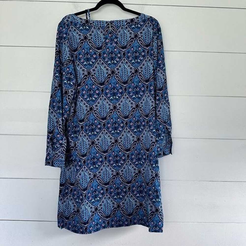 Loft Women’s Large Baroque Shirt Dress Patterned … - image 4