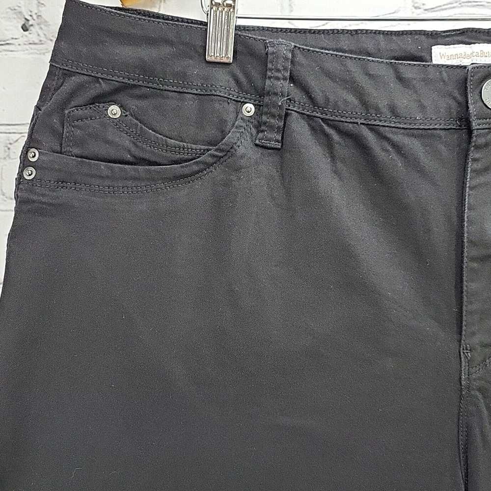 Vintage Authentic Black Straight Leg Women's Jean… - image 4