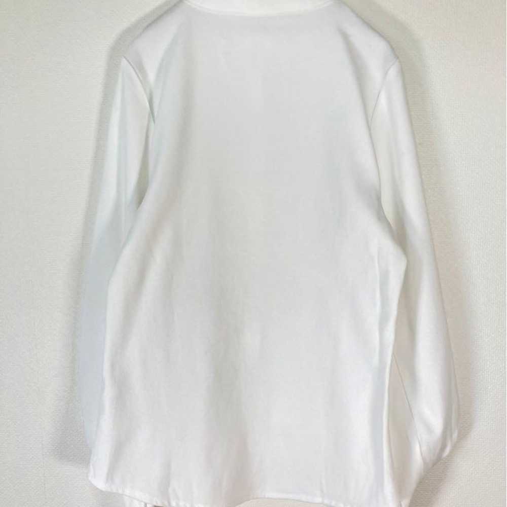 1515【JunoA】White Long Sleeve Shirt Balloon Sleeve… - image 12