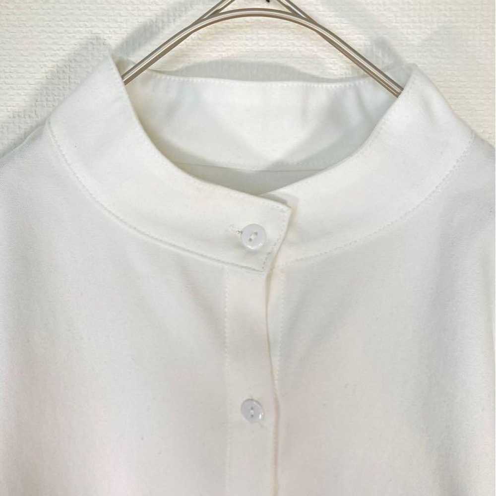 1515【JunoA】White Long Sleeve Shirt Balloon Sleeve… - image 6