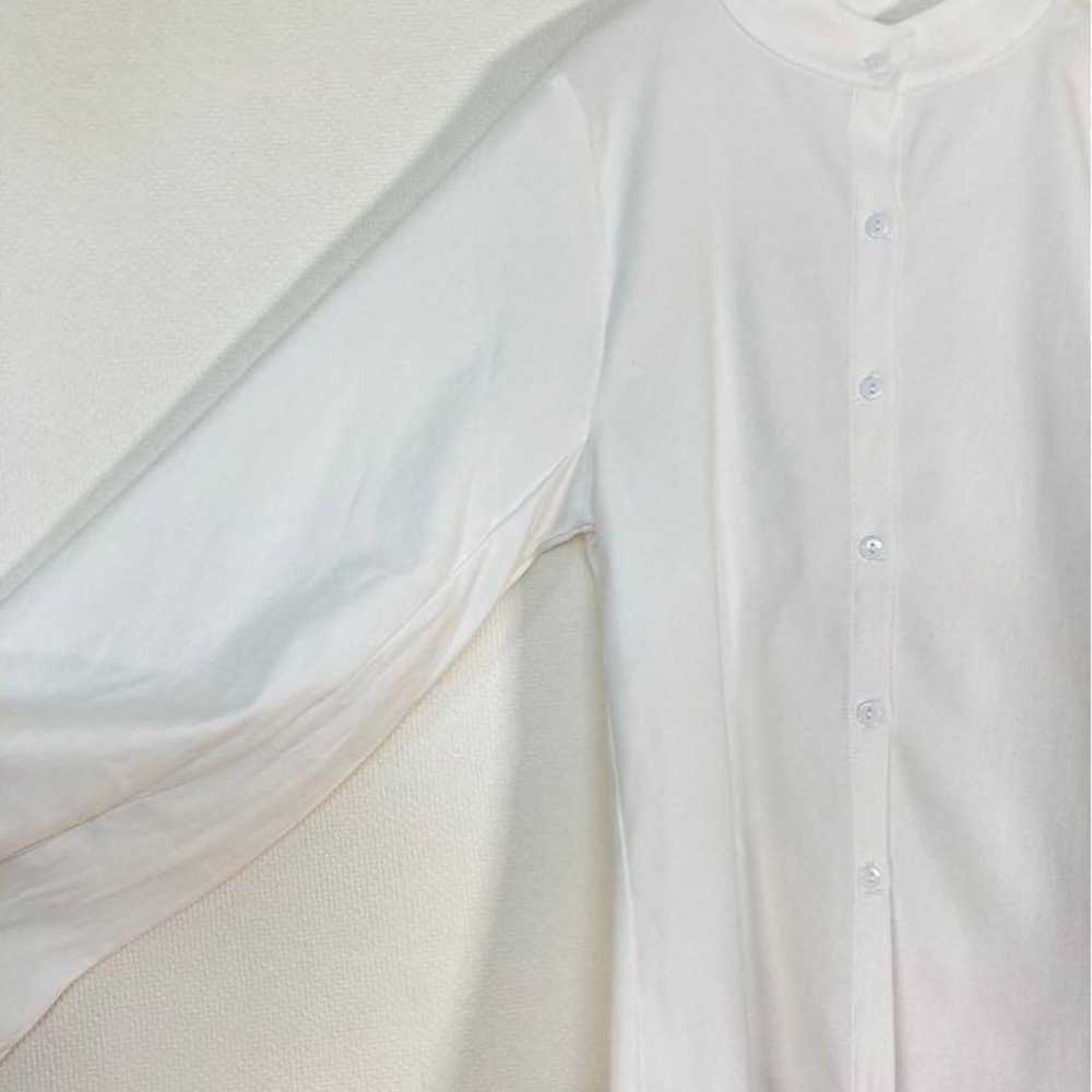 1515【JunoA】White Long Sleeve Shirt Balloon Sleeve… - image 8