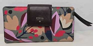 Fossil Wallet Emma Tab Clutch Floral Multi Mod Pr… - image 1