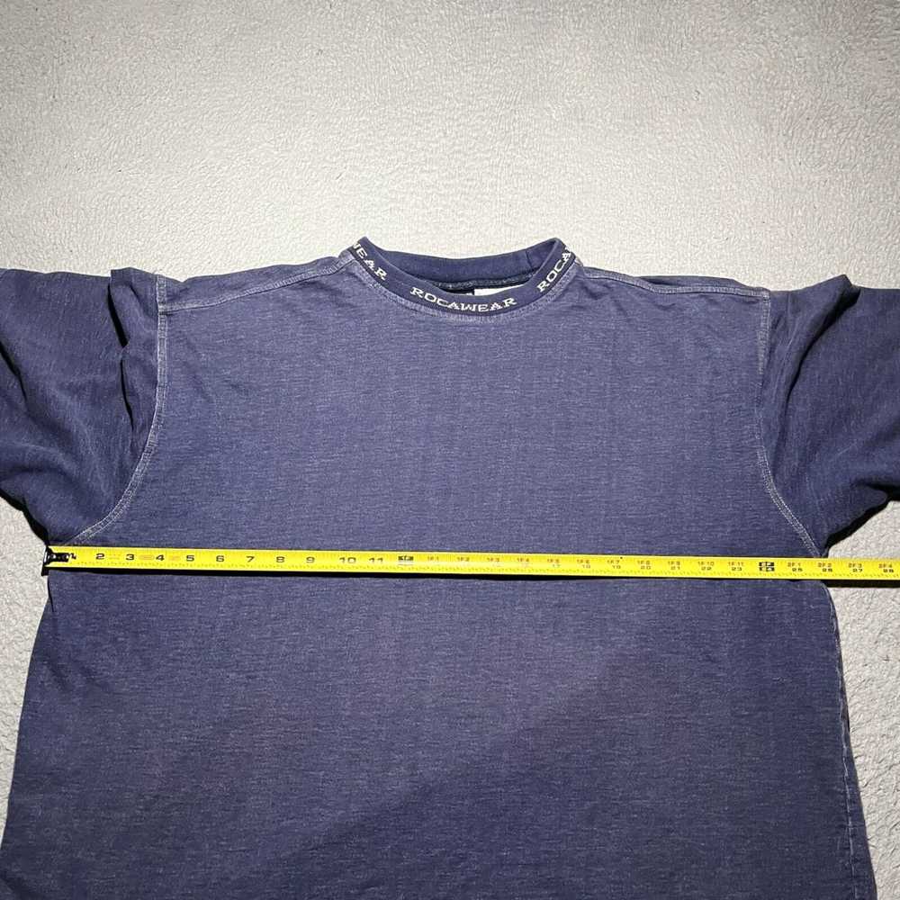 Rocawear Authentic Mens XXL Blue Short Sleeve Hip… - image 6