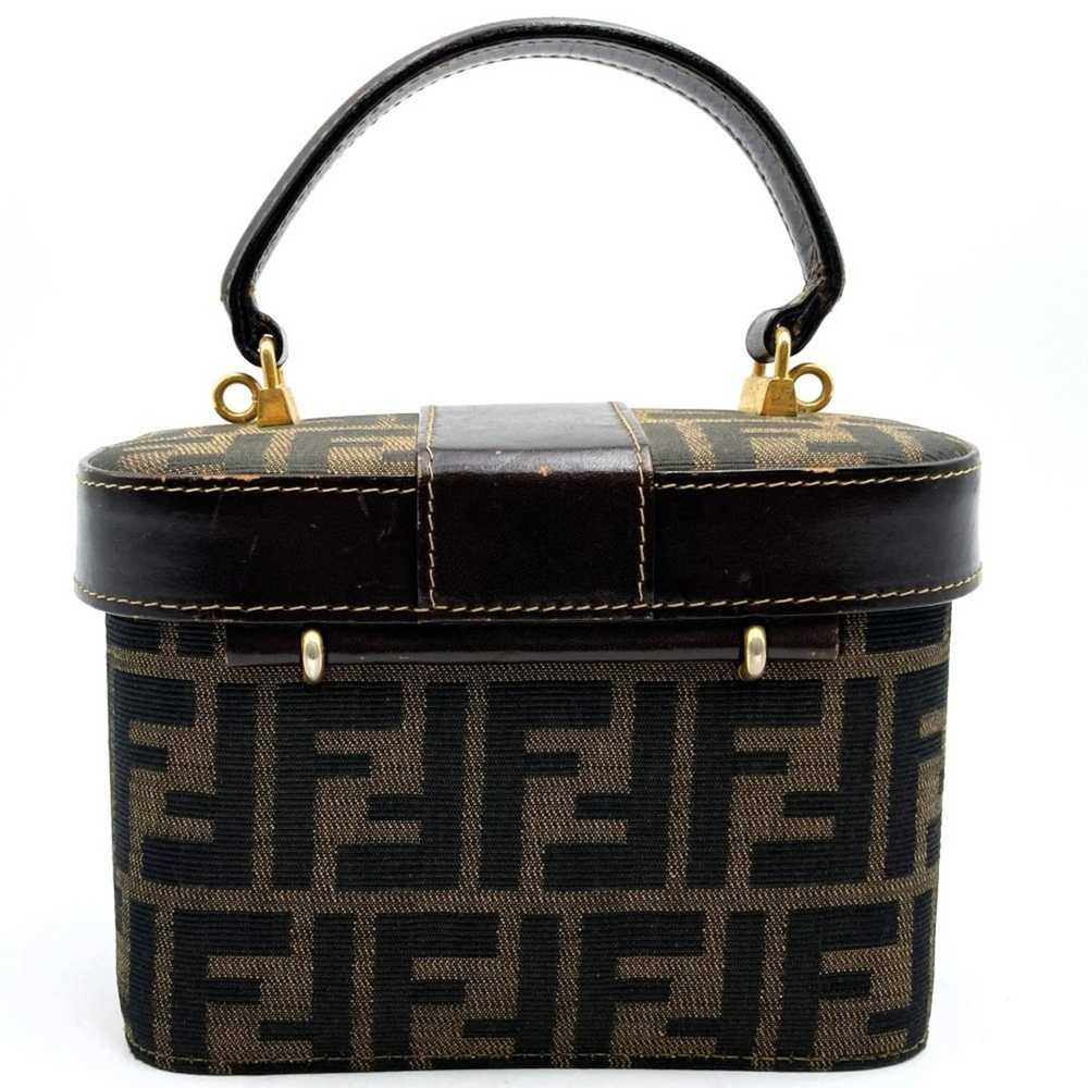 Fendi FENDI Vanity Bag Case Zucca Pattern Canvas … - image 2