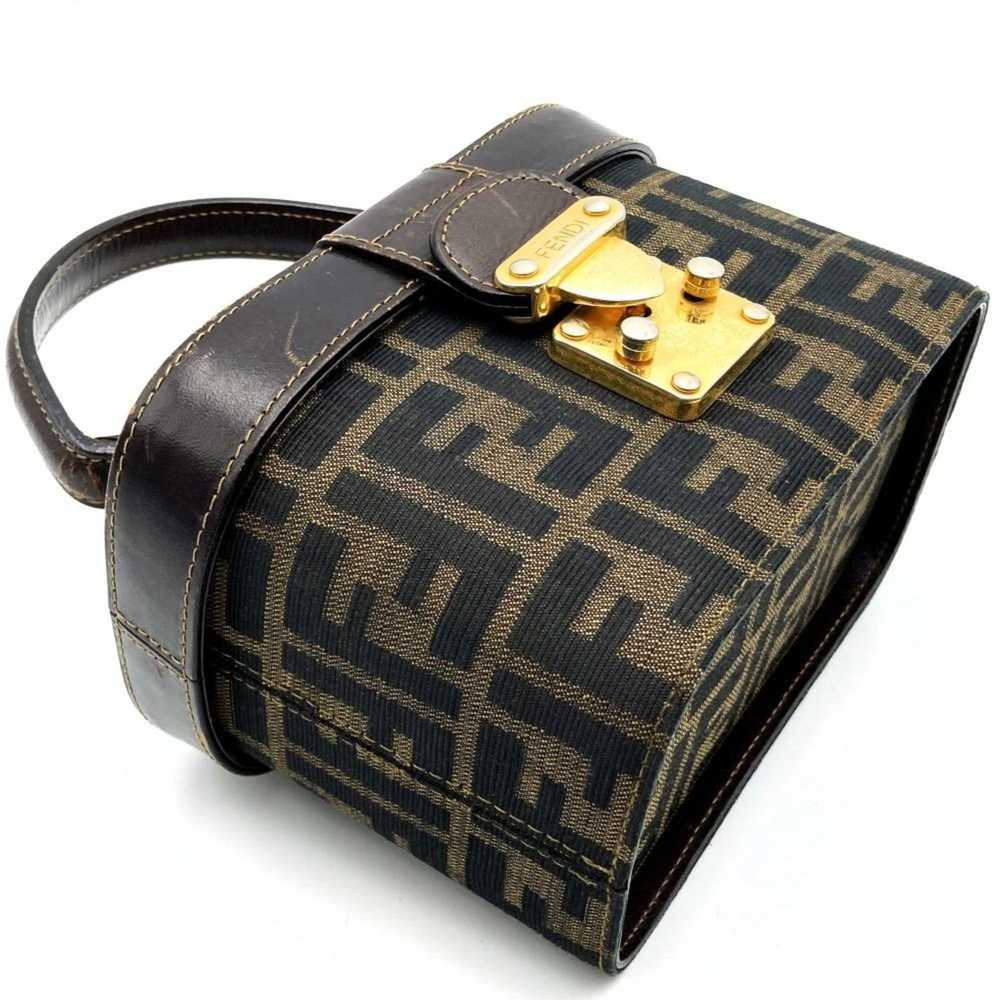 Fendi FENDI Vanity Bag Case Zucca Pattern Canvas … - image 4