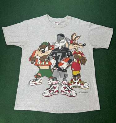 Changes × NFL × Vintage Vtg 90s Looney Tunes Foot… - image 1