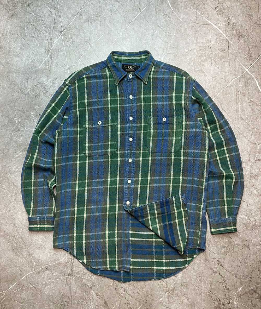 RRL Ralph Lauren RRl Ralph Lauren Flannel Work Sh… - image 2