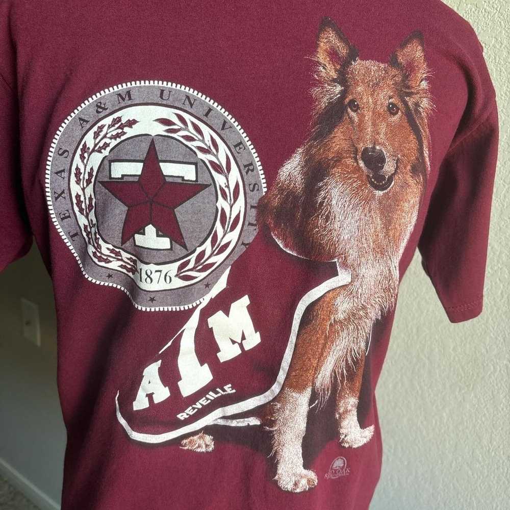 Vintage 90’s Texas A&M Aggies Reveille T-Shirt Re… - image 3