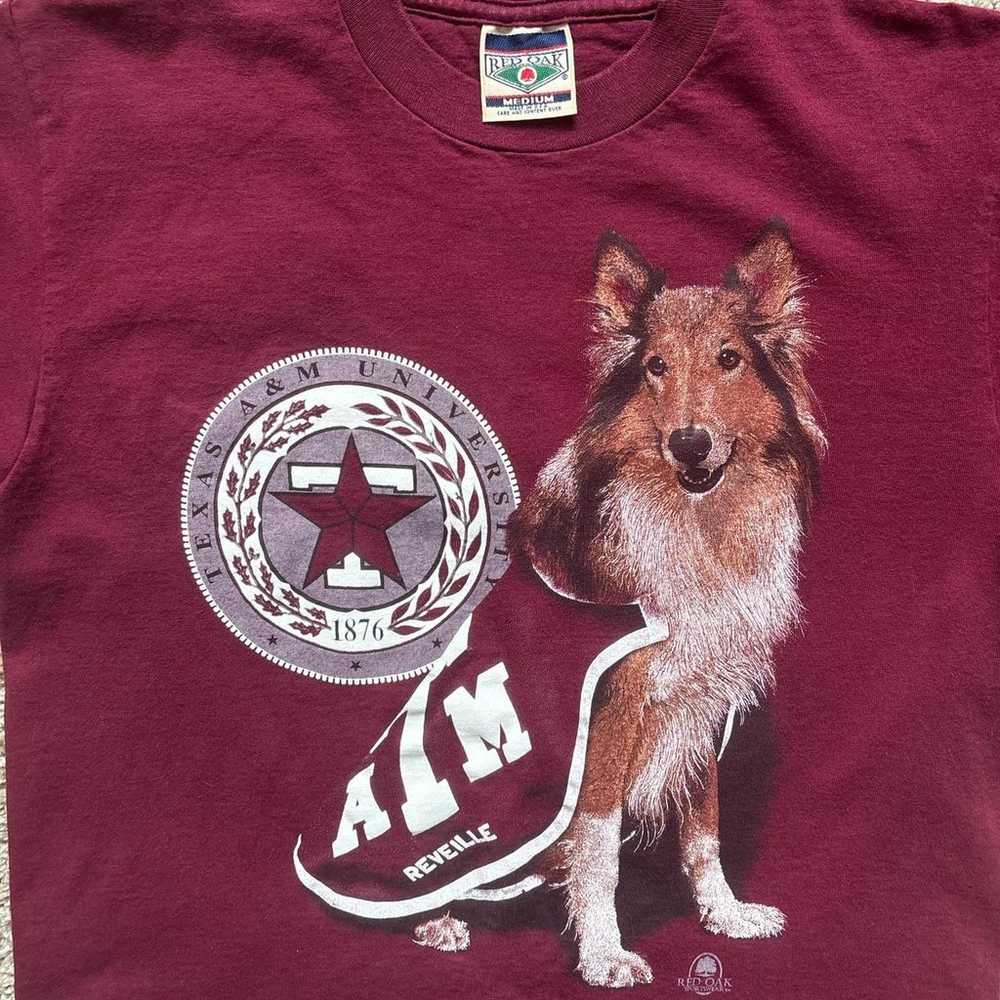 Vintage 90’s Texas A&M Aggies Reveille T-Shirt Re… - image 5