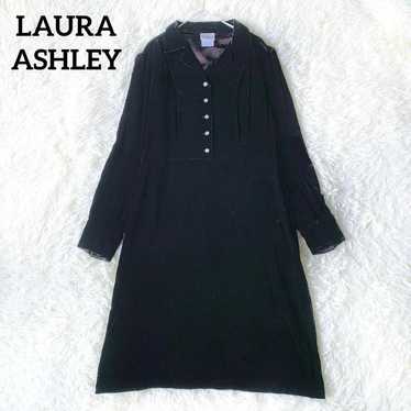 * Laura Ashley Silk Blend Velvet Dress Silk Size 1