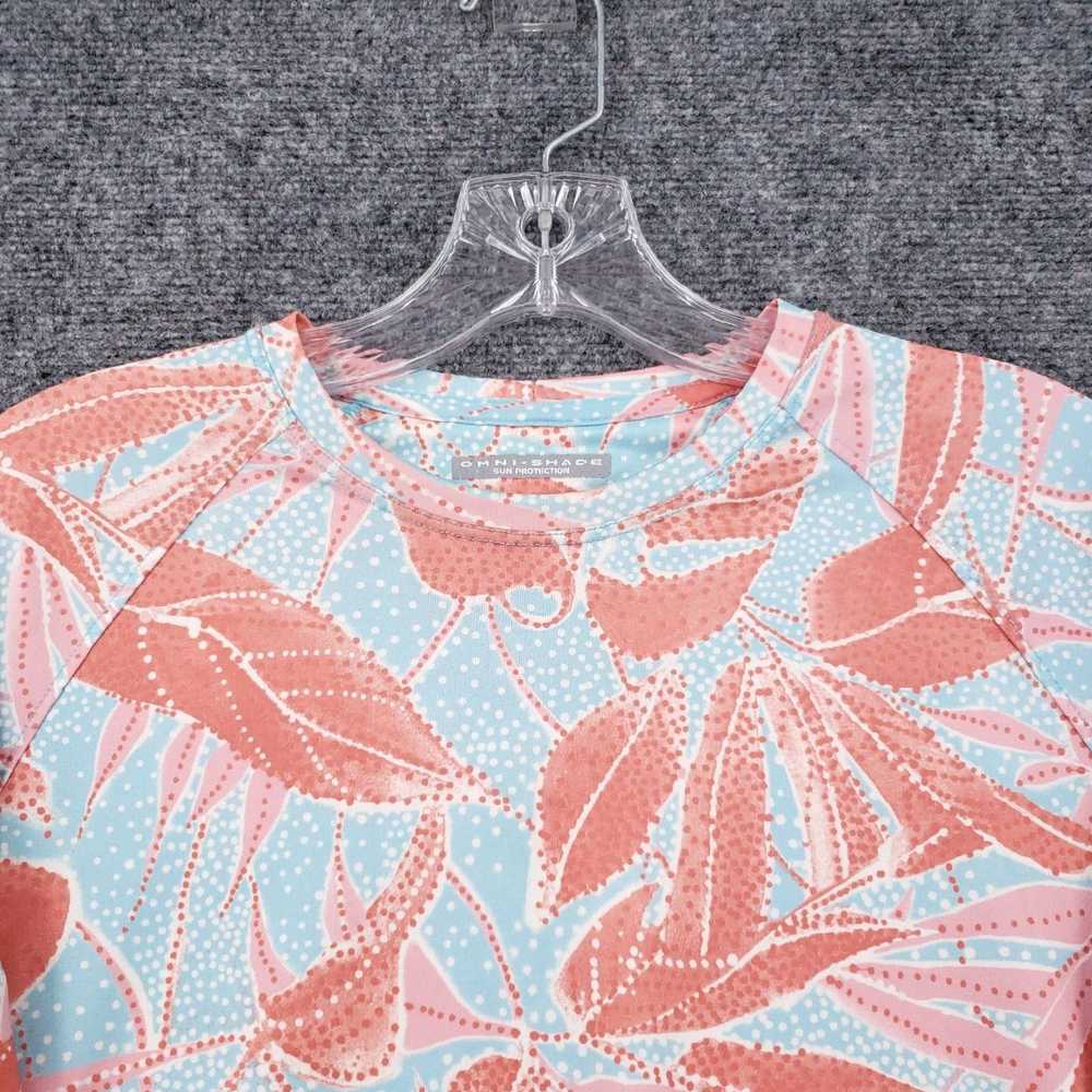 Vintage Orange Floral Dot Pattern Tidal Tee Women… - image 3