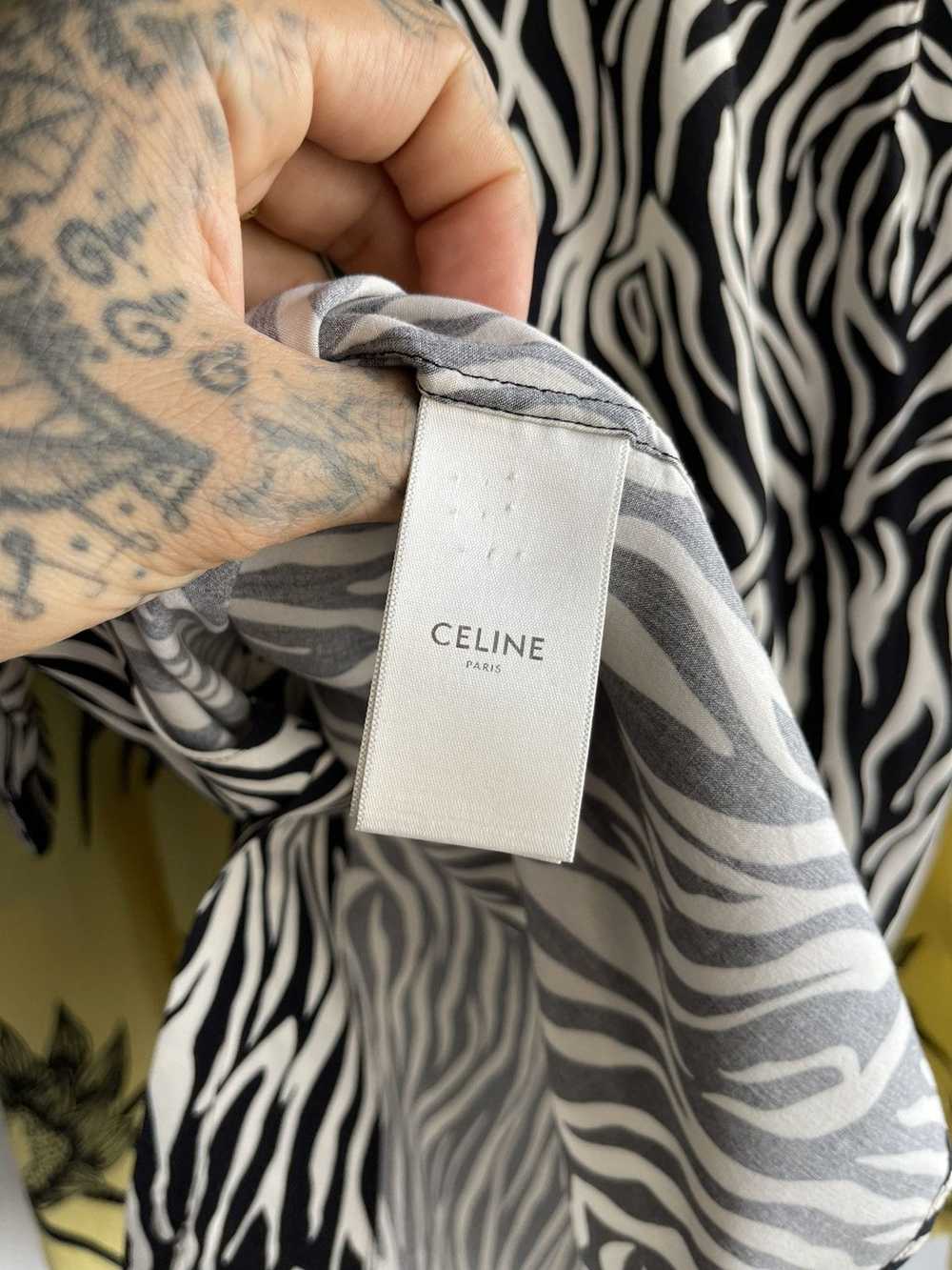 Celine × Hedi Slimane Celine SS20 Silky Hawaiian … - image 10