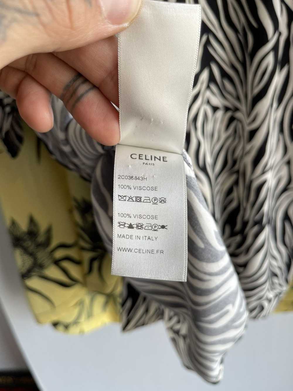 Celine × Hedi Slimane Celine SS20 Silky Hawaiian … - image 12