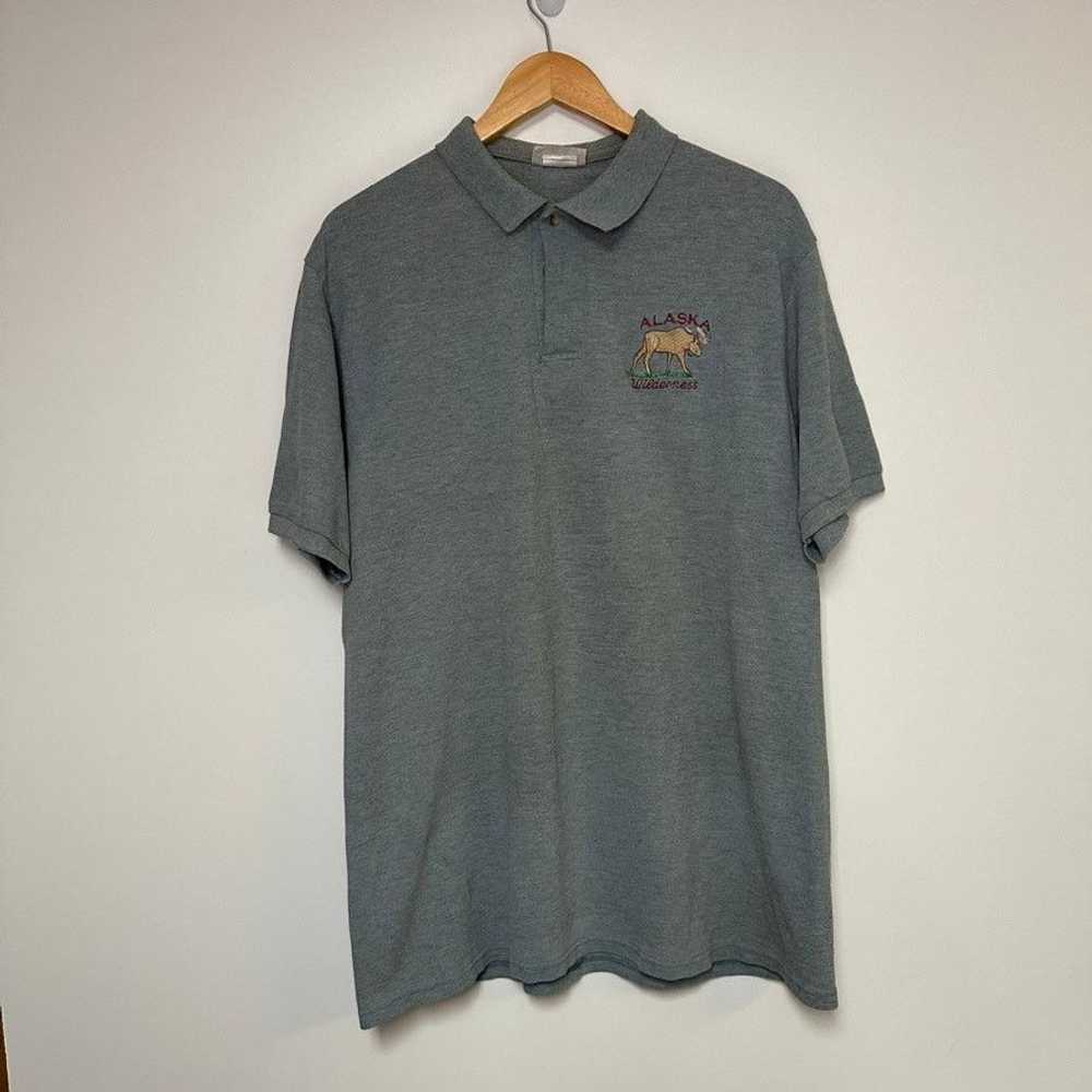 Vintage Vintage Alaska Shirt 90s Nature Polo Shir… - image 1