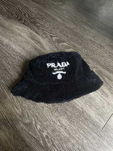 Prada Prada Black Bucket Hat Terrycloth