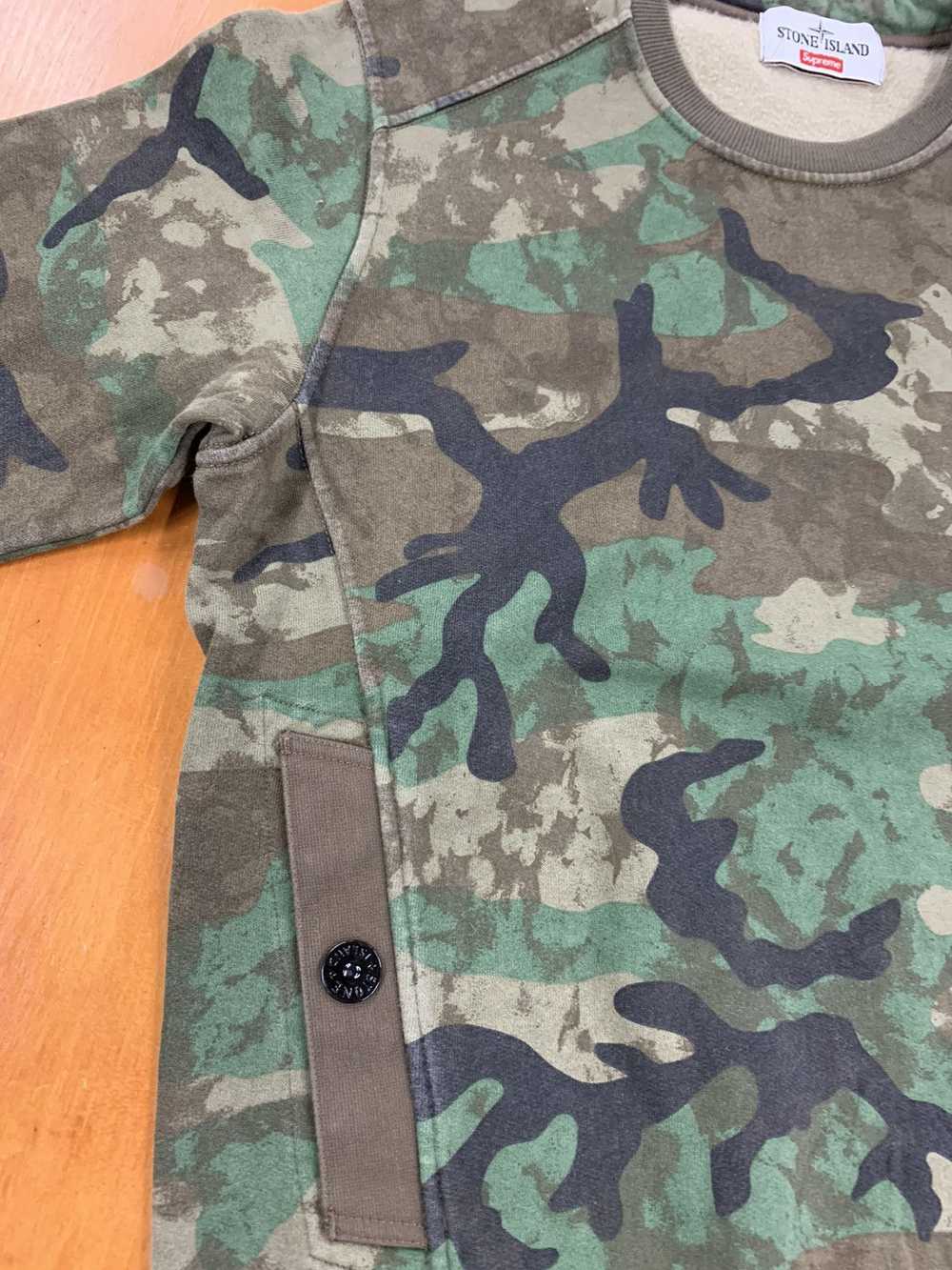 Supreme Supreme x Stone Island FW 14 Camo Crewneck - image 4