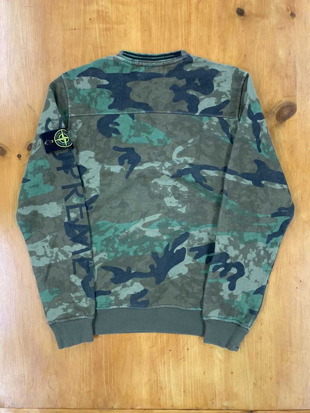 Supreme Supreme x Stone Island FW 14 Camo Crewneck - image 9