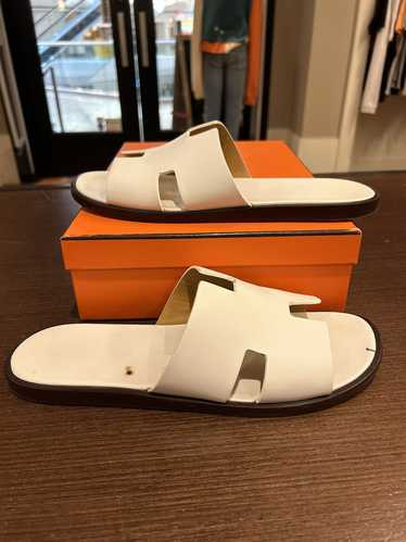 Hermes Hermes Izmir Sandal ‘Blanc Smooth Calfskin 