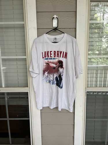 Band Tees × Vintage Luke Bryan Farm Tour 2012 Whit