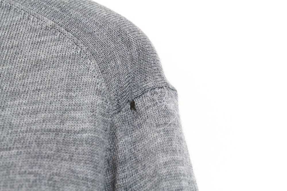 Suitsupply M Merino Wool Grey V-Neck Knitted Pull… - image 8