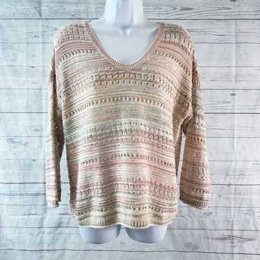 Loft Ann Taylor LOFT Womens Open Knit Sweater Sz S