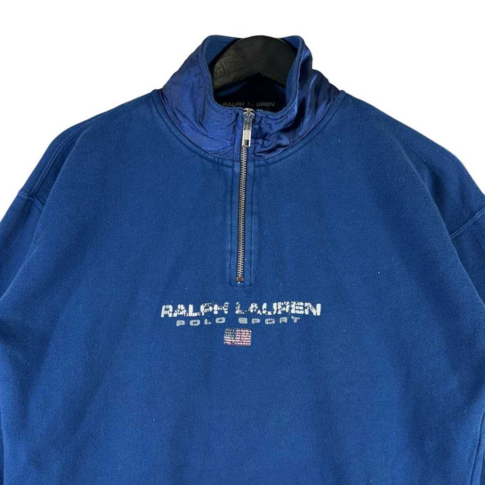 Polo Ralph Lauren Vintage Polo Sport 1/4 Zip Swea… - image 2