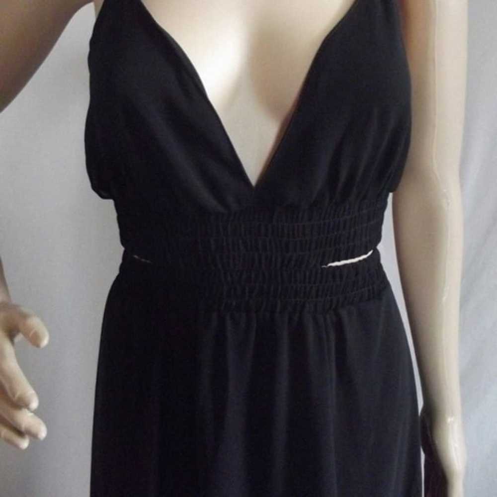 EXPRESS BLACK CUT-OUT ELASTIC WAIST MAXI DRESS  S… - image 3