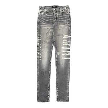 Amiri Amiri Military Stencil Jeans Grey - image 1