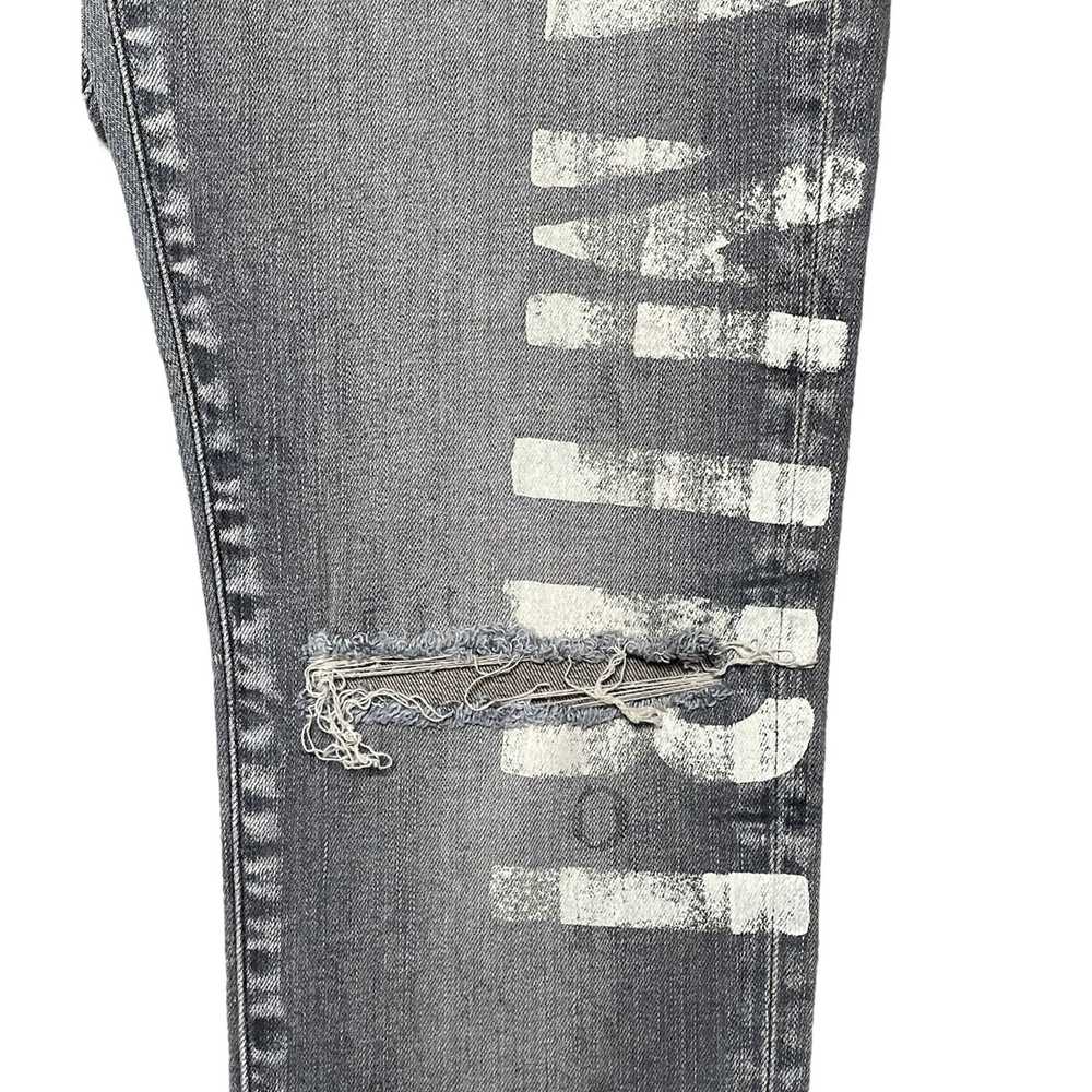 Amiri Amiri Military Stencil Jeans Grey - image 3