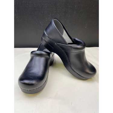 Dansko Dansko Women's Black Leather Clogs/ Slip o… - image 1