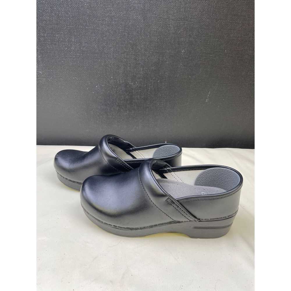 Dansko Dansko Women's Black Leather Clogs/ Slip o… - image 3