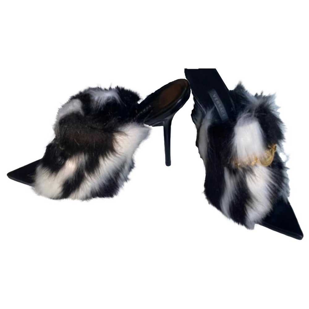 Versace Faux fur mules - image 1