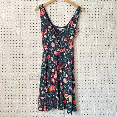 Boden Willa Jersey Navy Floral Dress Size 6 Petite