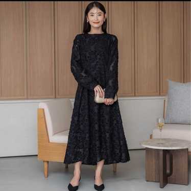 【nokcha】jacquard sheer dress black nokcha original】jacquard sheer dress/black_nd0