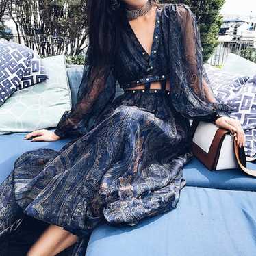 Bohemian - Boho - Women's Flowy Beach Maxi Dress … - image 1