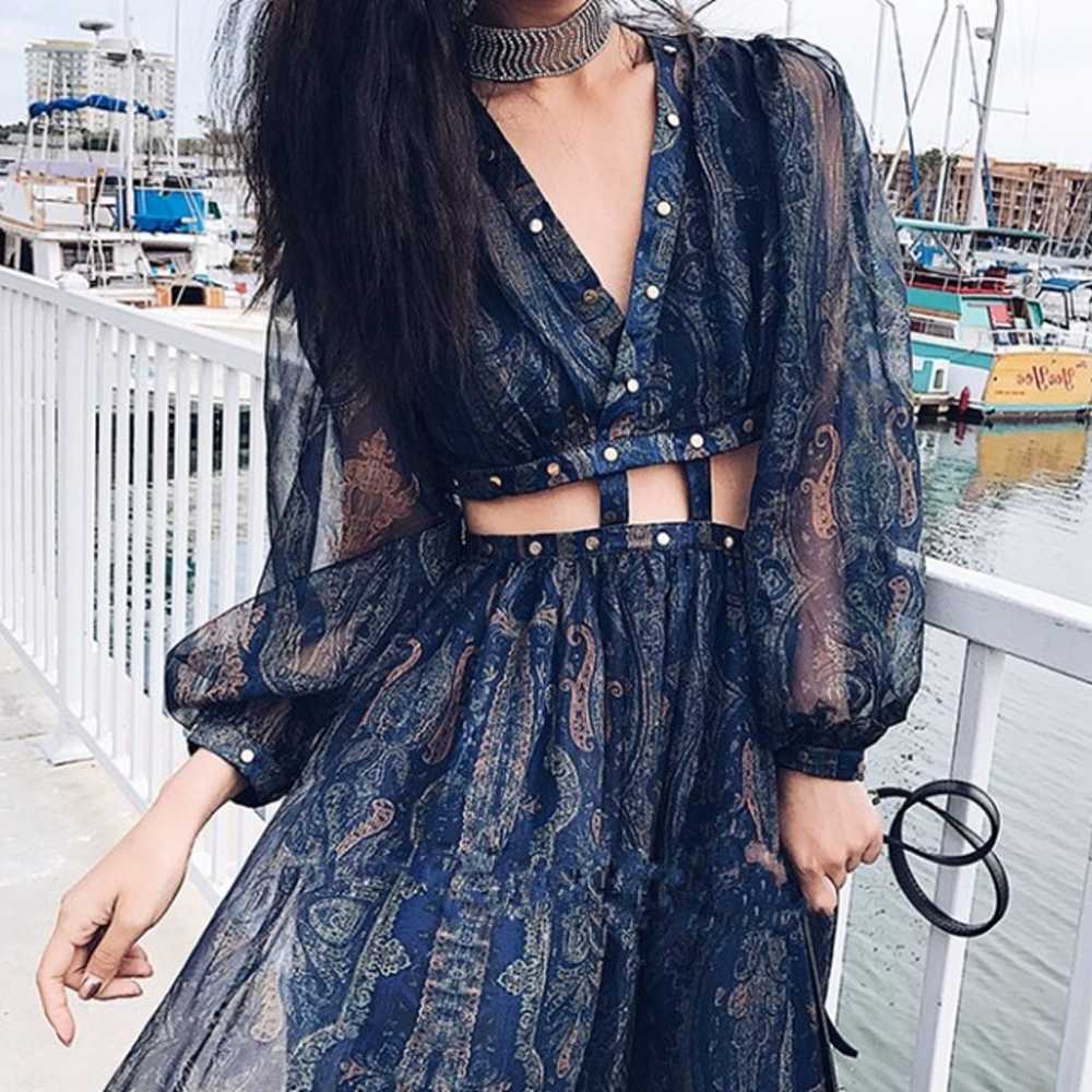 Bohemian - Boho - Women's Flowy Beach Maxi Dress … - image 2