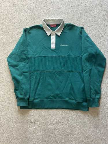 Supreme L Supreme Ribbed Rugby Pullover Shirt