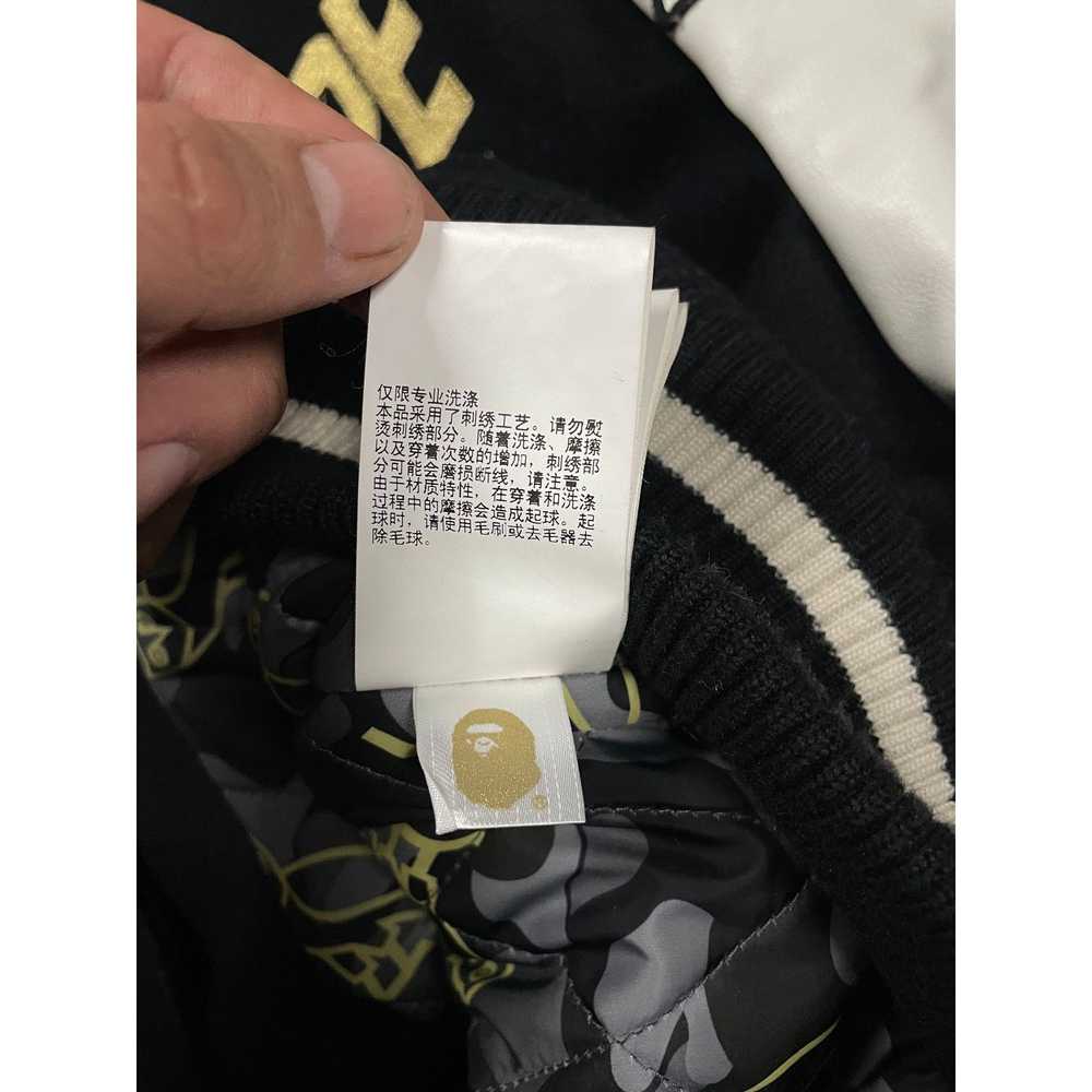 Bape BAPE OVO Varsity Jacket Black XL Used - image 6