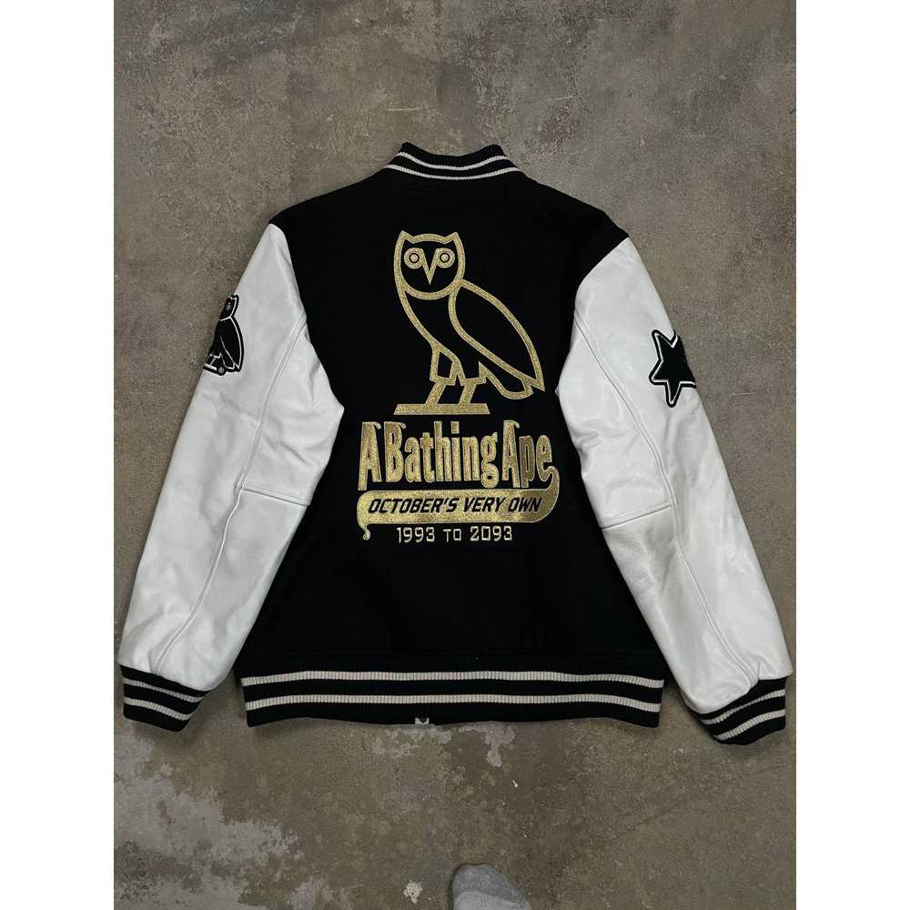 Bape BAPE OVO Varsity Jacket Black XL Used - image 8