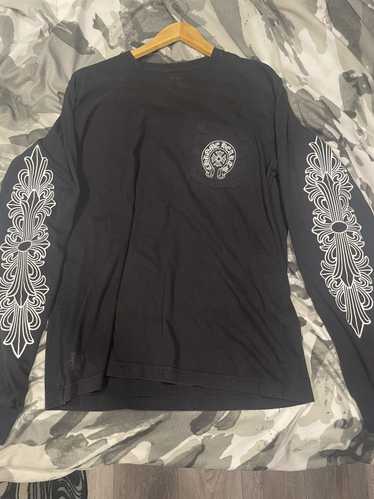 Chrome Hearts Black long sleeve chrome heart horse