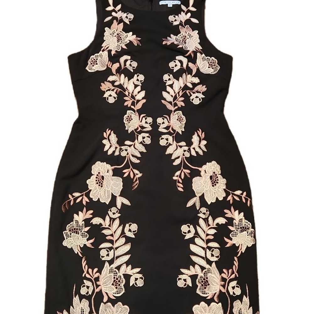 Antonio Melani Floral Embroidered Midi Dress- Siz… - image 1